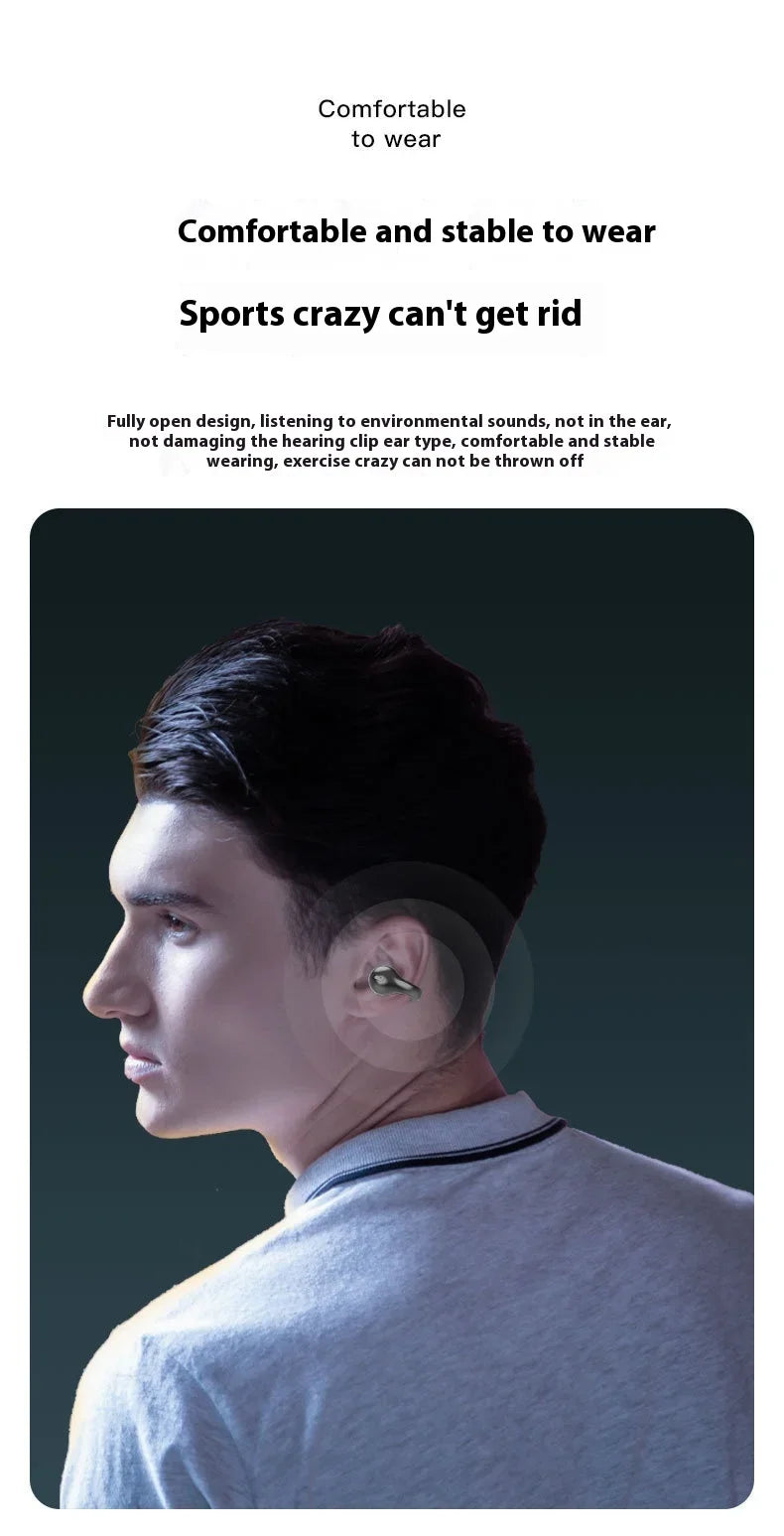 سماعات لينوفو الأصلية T75 اللاسلكية بتقنية التوصيل العظمي وتقنية بلوتوث 5.3، سماعات رياضية عالية الجودة، مقاومة للماء، سماعة رأس TWS