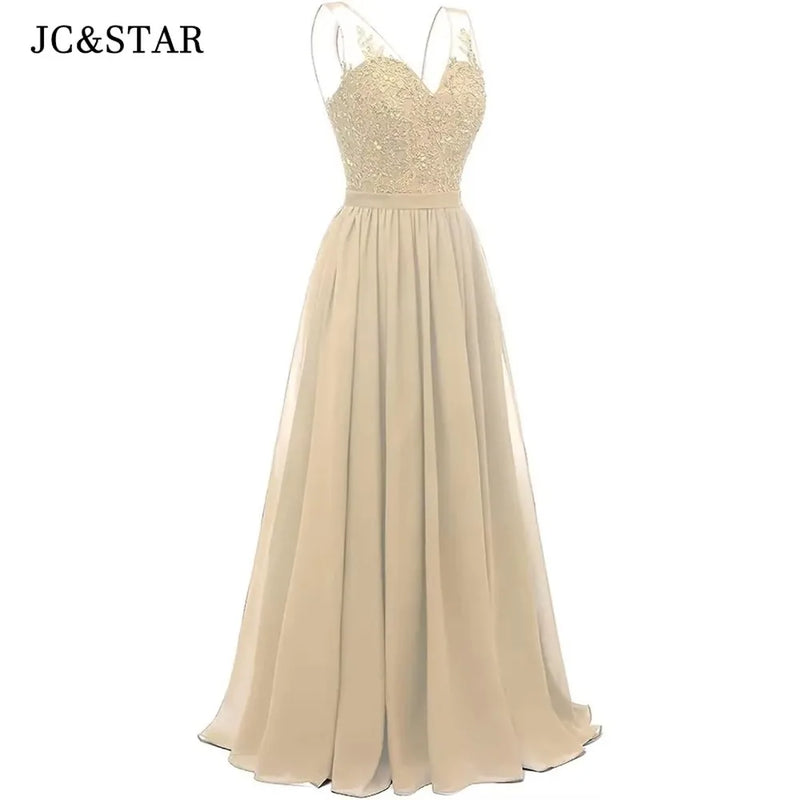 فساتين وصيفات العروس من الشيفون باللون الفيروزي بفتحة على شكل حرف V، طويلة من الدانتيل، مطرزة بالخرز، فساتين سهرة رسمية، توصيل مجاني، ضيف، حفل زفاف