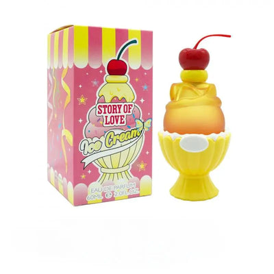 عطر نسائي آيس كريم سويت 60 مل، عطر زهري منعش يدوم طويلاً، أو دو تواليت، بخاخ برائحة التمر الساحر