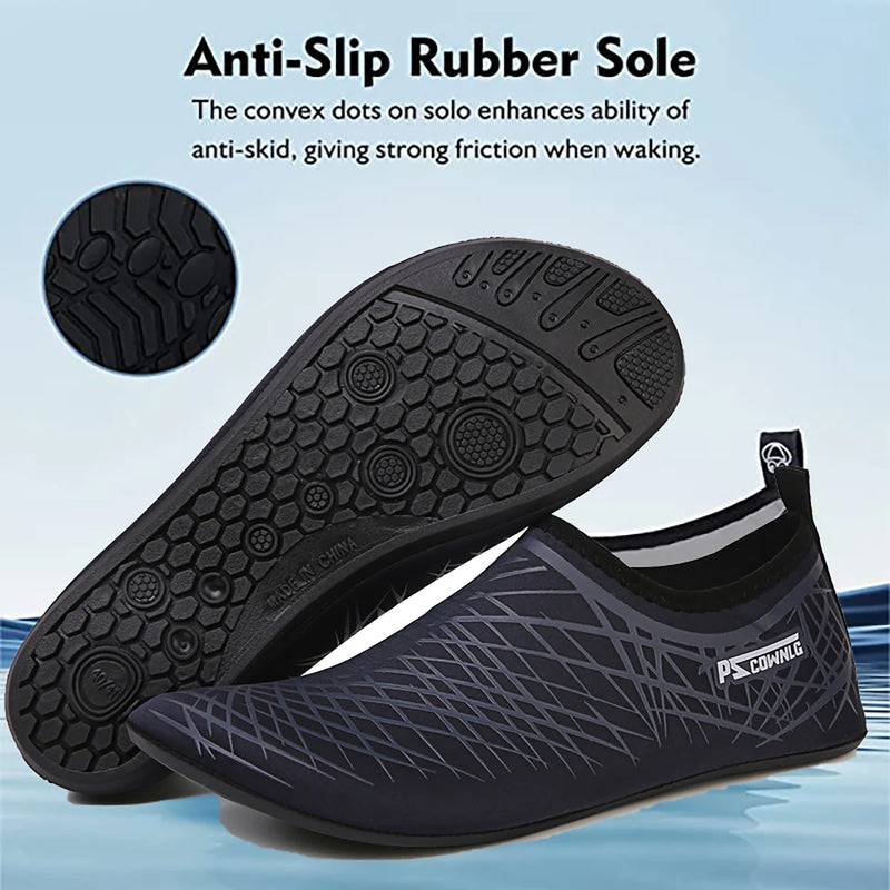أحذية الغوص للنساء أحذية مائية للرجال شاطئ سباحة جوارب الرياضات المائية حذاء رياضي حافي القدمين لياقة بدنية رقص سباحة ركوب الأمواج غطس حذاء