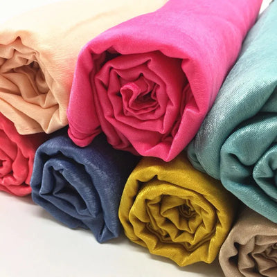 Women's Silk-like Satin Scarf Solid Color Thick Closed Toe Shawl Scarf Factory Direct Supply