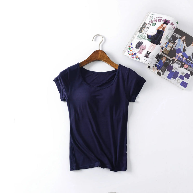 بيجامات صيفية نسائية كاجوال من قطعة واحدة مقاس M-4XL بأكمام قصيرة وقميص نوم ووسادة صدر وقميص نوم للاسترخاء وارتداء خارجي