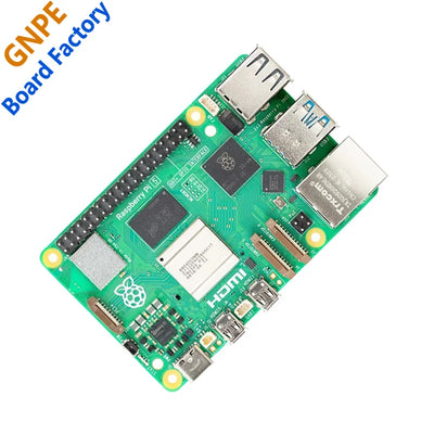 مجموعة Raspberry Pi 5 الكاملة أو لوحة PI5 4GB 8GB PCIE-NVME-SSD + شاشة LCD + علبة + طاقة + DIY + كابل UART + RTC-BOX + SD