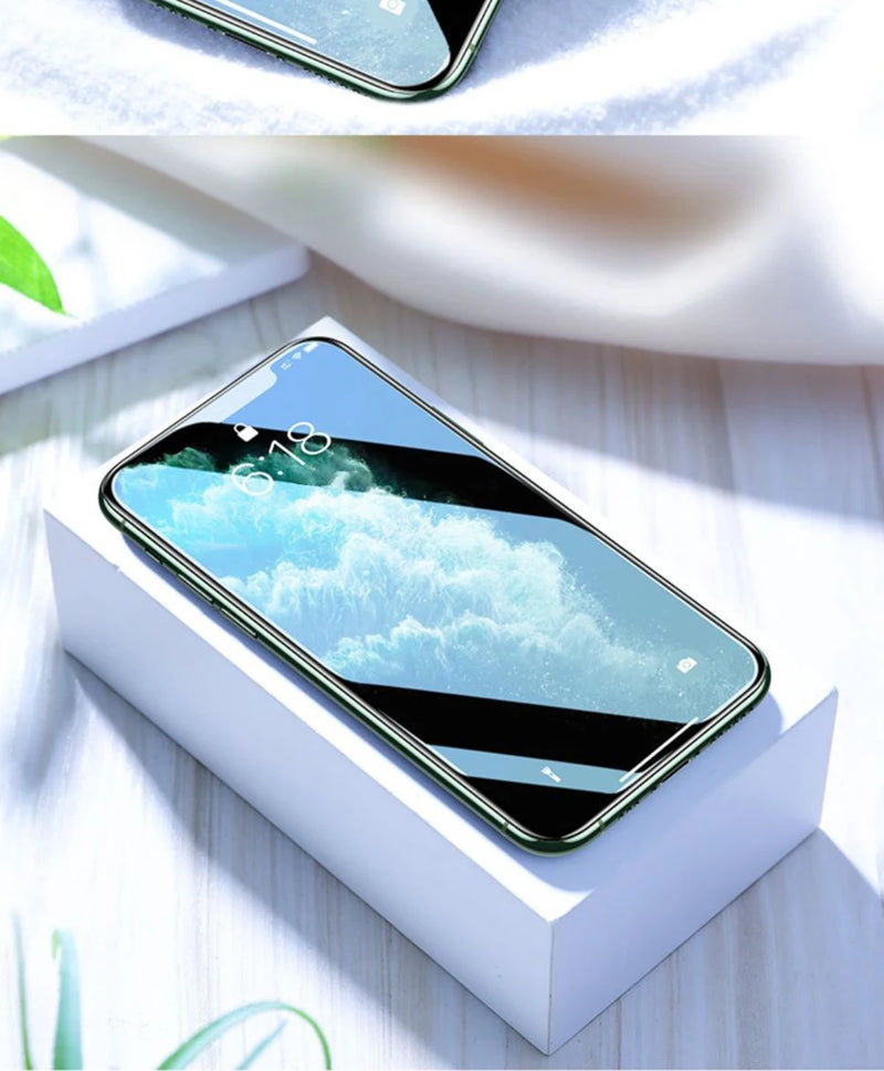 Joyroom 1/2/3 قطع واقي شاشة زجاجي عالي الدقة لهاتف iPhone 16 15 14 13 12 11 Pro Max حماية كاملة من الزجاج المقوى لهاتف iPhone
