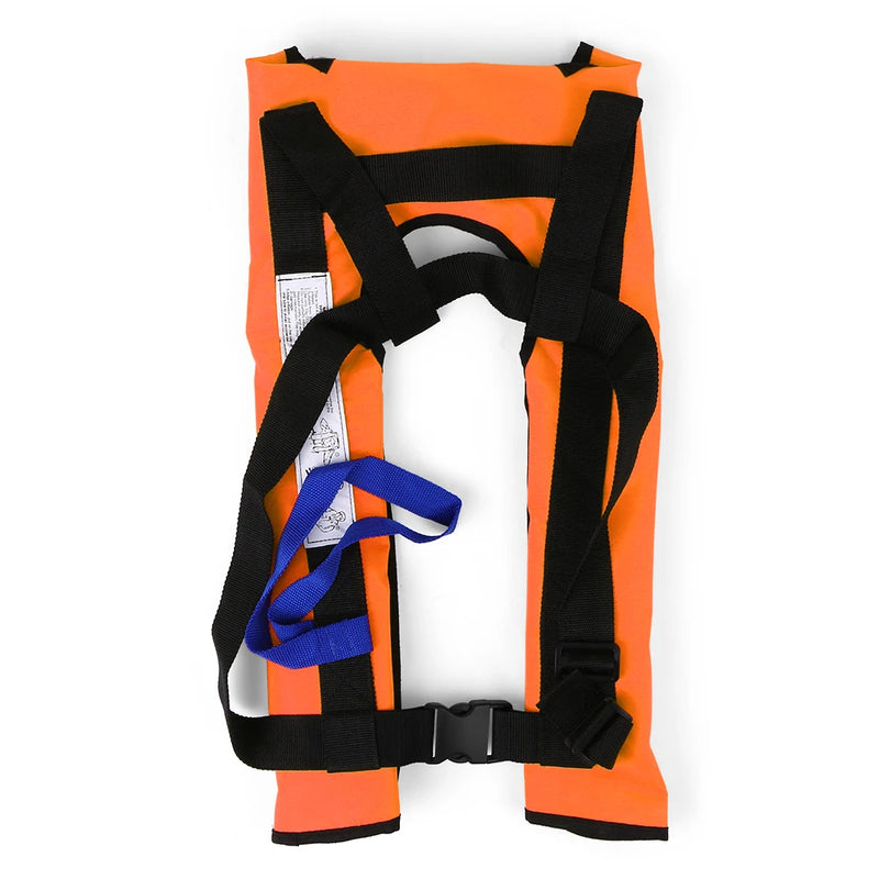 سترة نجاة يدوية قابلة للنفخ سترة نجاة للبالغين للرياضات المائية والسباحة وصيد الأسماك وسترة البقاء على قيد الحياة