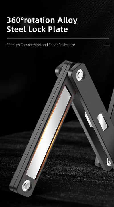 قفل دراجة محمول قابل للطي من ويست بايكينج، قفل أمان متين مضاد للسرقة، قفل دراجة كهربائية، ملحقات دراجات الطرق الجبلية