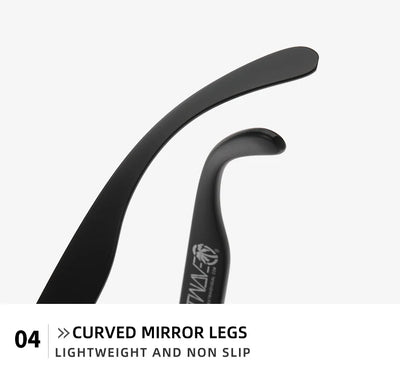 نظارات شمسية جديدة عالية الجودة فاخرة من Heat Wave موديل 2024، نظارات شمسية مستقطبة مربعة العدسات متصلة للنساء والرجال، نظارات شمسية UV400