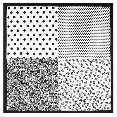 وشاح مربع نسائي من حرير التوت الخالص 100% مطبوع عليه رباط رأس ووشاح فاخر لزينة الشعر النسائية وأوشحة باندانا نسائية 53 سم