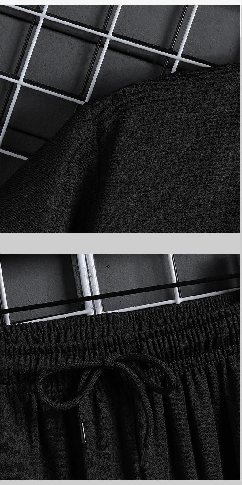 مجموعة تي شيرت رجالي صيفي بأكمام قصيرة، مجموعة من قطعتين من شورت الجري واللياقة البدنية الرياضي للرجال ...