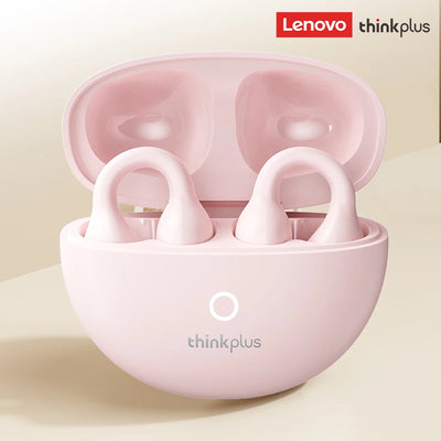 سماعة لينوفو LP25 OWS بلوتوث 5.4 لاسلكية، عمر بطارية طويل، سماعة رأس للألعاب مزودة بخاصية إلغاء الضوضاء، ستيريو عالي الدقة مع ميكروفون