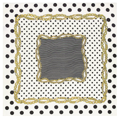 وشاح مربع نسائي من حرير التوت الخالص 100% مطبوع عليه رباط رأس ووشاح فاخر لزينة الشعر النسائية وأوشحة باندانا نسائية 53 سم