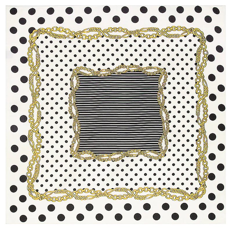 وشاح مربع نسائي من حرير التوت الخالص 100% مطبوع عليه رباط رأس ووشاح فاخر لزينة الشعر النسائية وأوشحة باندانا نسائية 53 سم