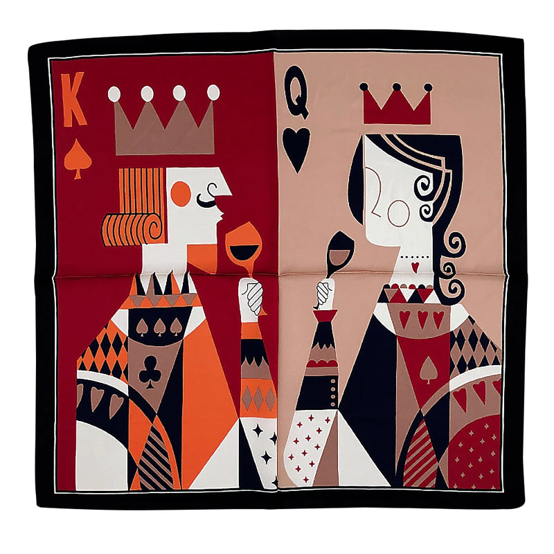 وشاح مربع نسائي من حرير التوت الخالص 100% مطبوع عليه رباط رأس ووشاح فاخر لزينة الشعر النسائية وأوشحة باندانا نسائية 53 سم