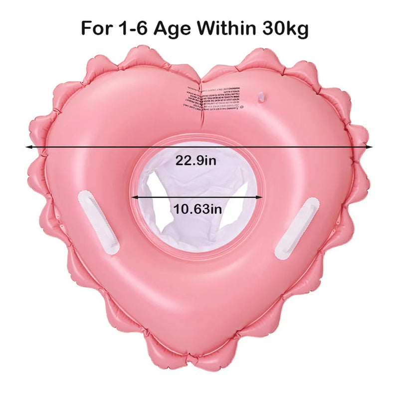 ROOXIN Baby Child حلقة مقعد سباحة قابلة للنفخ أنبوب حلقة سباحة للأطفال والكبار حلقة سباحة تعويم حمام السباحة معدات اللعب المائية