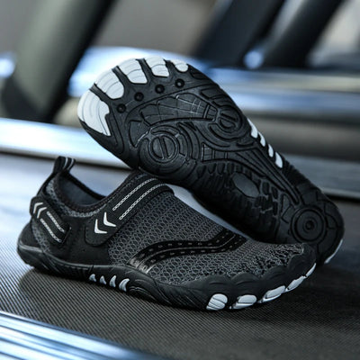 أحذية غوص خارجية مع نقاط مضادة للقطع ومضادة للانزلاق، أحذية شاطئ سريعة الجفاف، أحذية مائية لركوب الأمواج والغطس