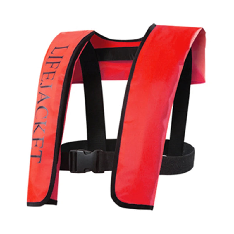 سترة نجاة يدوية قابلة للنفخ سترة نجاة للبالغين للرياضات المائية والسباحة وصيد الأسماك وسترة البقاء على قيد الحياة