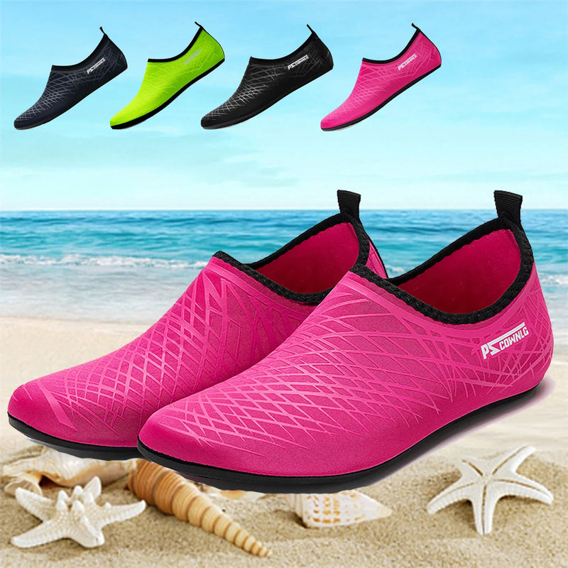 أحذية الغوص للنساء أحذية مائية للرجال شاطئ سباحة جوارب الرياضات المائية حذاء رياضي حافي القدمين لياقة بدنية رقص سباحة ركوب الأمواج غطس حذاء