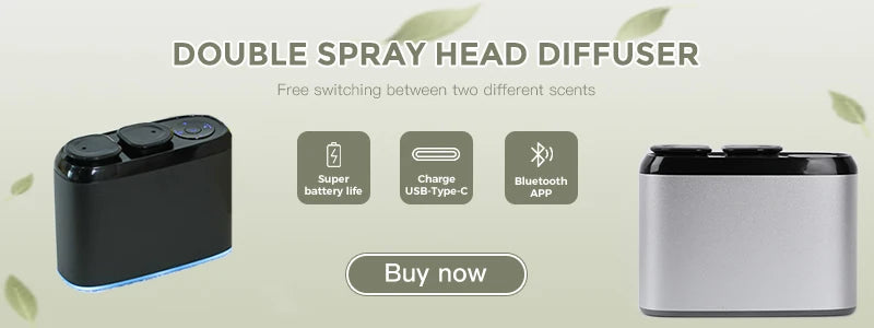 NAMSTE 1000m³ موزع كهربائي للزيوت العطرية، جهاز معطر جو أوتوماتيكي للمنزل، أبيض/أسود