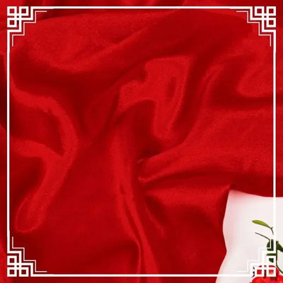 قماش ساتان كريستالي لامع سميك وثقيل بالمتر للملابس والفساتين وديكورات هانفو وقماش الخياطة اليدوي بلون أزرق سادة ومضاد للتجاعيد