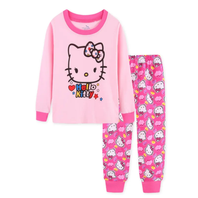 بيجامات رابونزل للأطفال للأولاد والبنات ملابس منزلية للأميرة ملابس نوم غير رسمية للأطفال بأكمام طويلة بيجامات قيعان بدلة هدايا عيد الميلاد