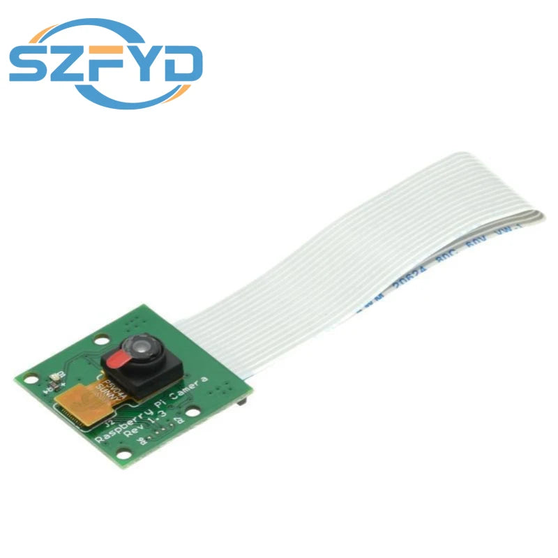 وحدة كاميرا Raspberry Pi 3 4 5 طراز B+ كاميرا صغيرة بدقة 1080 بكسل و720 بكسل وكاميرا ويب بدقة 5 ميجابكسل وكاميرا فيديو متوافقة مع Raspberry Pi طراز B