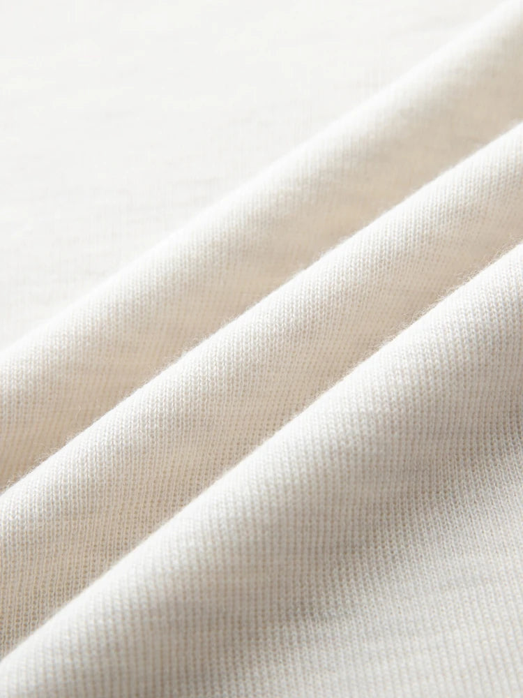 سترة نسائية من CHICUU مصنوعة من الصوف بنسبة 100% وقابلة للغسل في الغسالة، بلوفر برقبة دائرية، مصنوعة من 18 خيطًا من الكشمير الصوفي، مناسبة لفصل الخريف والشتاء