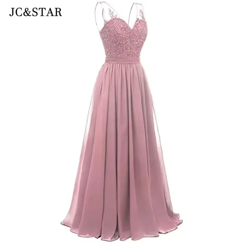 فساتين وصيفات العروس من الشيفون باللون الفيروزي بفتحة على شكل حرف V، طويلة من الدانتيل، مطرزة بالخرز، فساتين سهرة رسمية، توصيل مجاني، ضيف، حفل زفاف