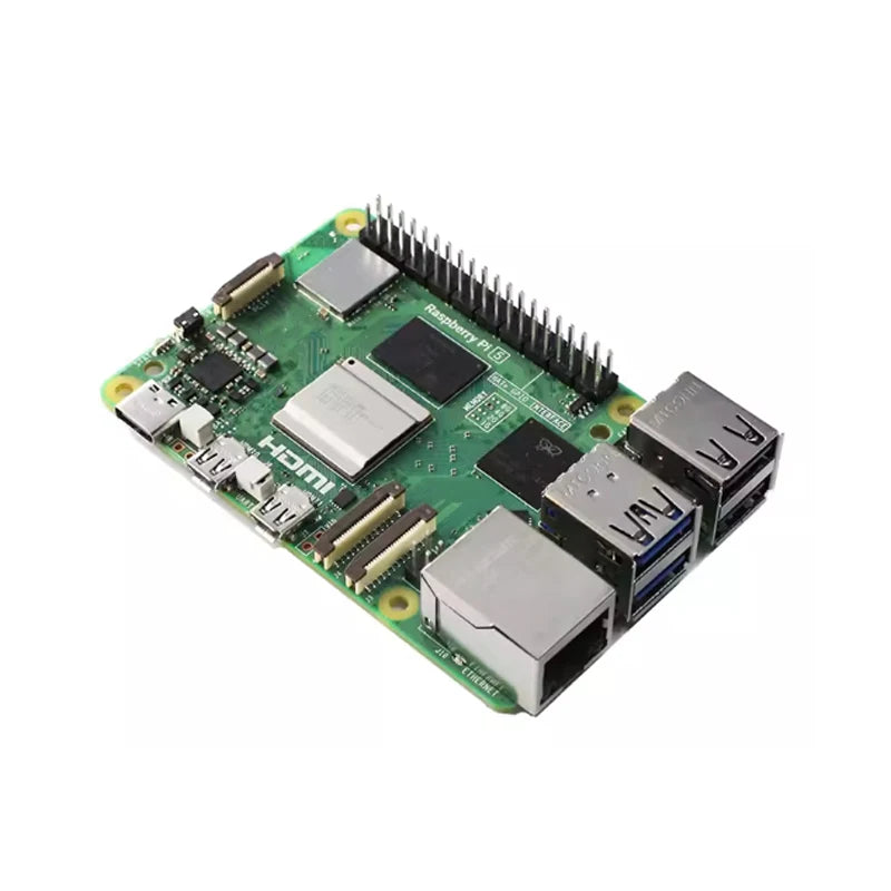 لوحة تطوير Raspberry Pi 5 بسعة 4 جيجابايت/8 جيجابايت ومجموعة برامج LINUX وبرمجة الذكاء الاصطناعي للكمبيوتر واللوحة الأم Raspberry Pi 5 بسعة 4 جيجابايت/8 جيجابايت