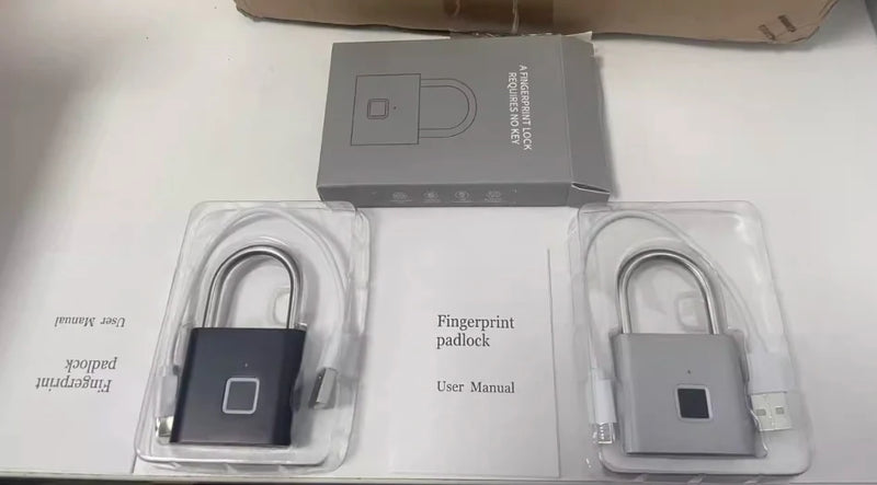 قفل ذكي بدون مفتاح ببصمة الإصبع مع شحن USB وقفل بصمة الإصبع وقفل باب مقاوم للماء وقفل أمان للمنزل يفتح خلال 0.2 ثانية