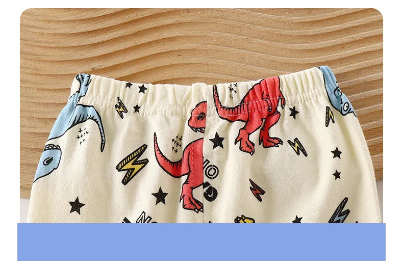 ملابس الأطفال مجموعات الأطفال ملابس الأطفال الأولاد والبنات ملابس الخريف والشتاء القطنية السراويل ملابس النوم الملابس الداخلية