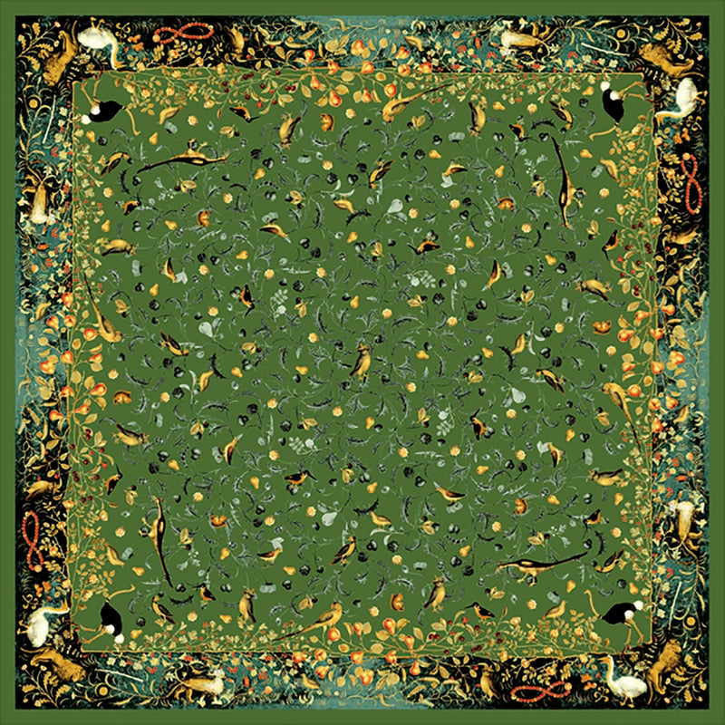 وشاح مربع نسائي من حرير التوت الخالص 100% مطبوع عليه رباط رأس ووشاح فاخر لزينة الشعر النسائية وأوشحة باندانا نسائية 53 سم