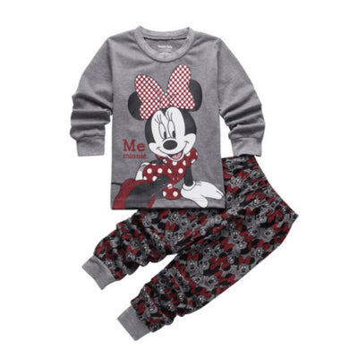 بيجامات جديدة للبنات بأكمام طويلة، بيجامات ميني للأطفال، بيجامات قطنية للأطفال، ملابس نوم للأطفال، مجموعات ملابس للبنات، ملابس للأطفال