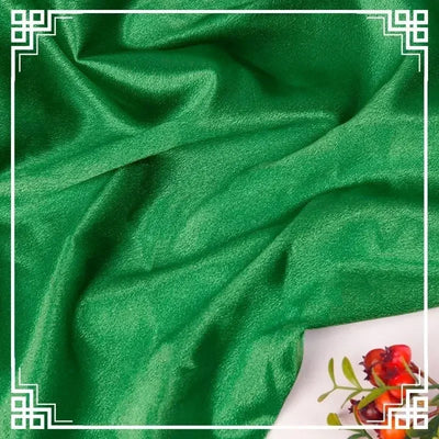 قماش ساتان كريستالي لامع سميك وثقيل بالمتر للملابس والفساتين وديكورات هانفو وقماش الخياطة اليدوي بلون أزرق سادة ومضاد للتجاعيد