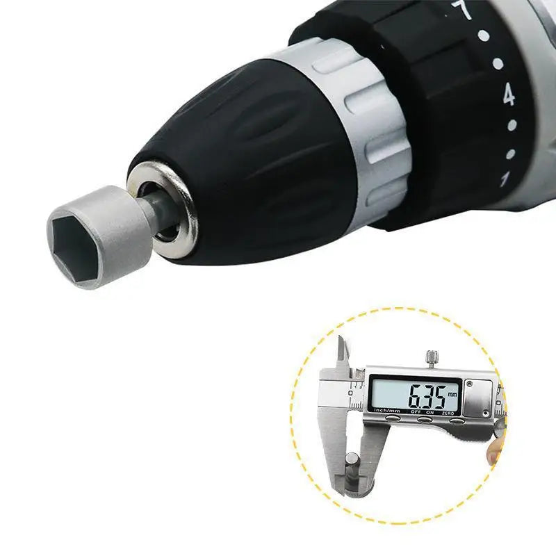 9 قطع/مجموعة من رؤوس المقابس السداسية مقاس 5 مم - 13 مم، فوهات الأكمام، مجموعة مفكات البراغي، مجموعة مفكات براغي، مجموعات بتات، أدوات، مفاتيح ربط المقبس