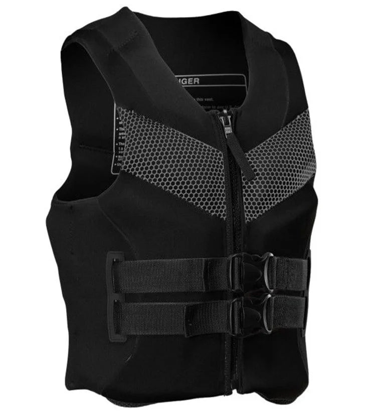 سترة نجاة مصنوعة من مادة النيوبرين للطفو والسباحة والتجديف والقوارب والكاياك للرجال والنساء البالغين والرياضات المائية وسترة نجاة للكاياك