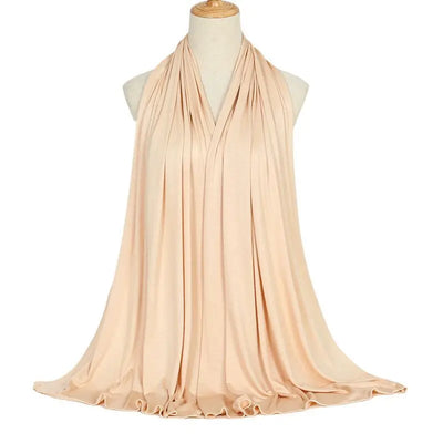 وشاح حجاب من القطن المودال جيرسي، شال إسلامي طويل، سادة وناعم، ربطة عمامة، أغطية رأس للنساء، عصابة رأس أفريقية 170×60 سم