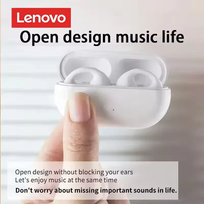 سماعات لينوفو الأصلية T75 اللاسلكية بتقنية التوصيل العظمي وتقنية بلوتوث 5.3، سماعات رياضية عالية الجودة، مقاومة للماء، سماعة رأس TWS