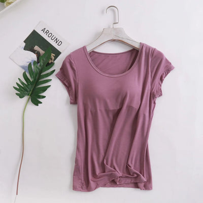 بيجامات صيفية نسائية كاجوال من قطعة واحدة مقاس M-4XL بأكمام قصيرة وقميص نوم ووسادة صدر وقميص نوم للاسترخاء وارتداء خارجي