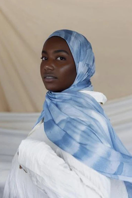 1Pcs Ramadan Hijab Leopard Print Women Bohemian Watercolor Soft Muslim Hijabs Floral Breathable Shawl Wrap Scarf Headscarf Warm