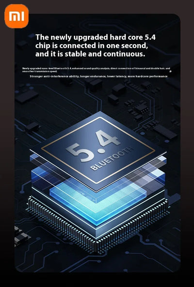 سماعات شاومي ريدمي اللاسلكية بتقنية البلوتوث 5.4 A98، مزودة بتقنية ENC لتقليل الضوضاء، مقاومة للماء، عالية الدقة، مع ميكروفون