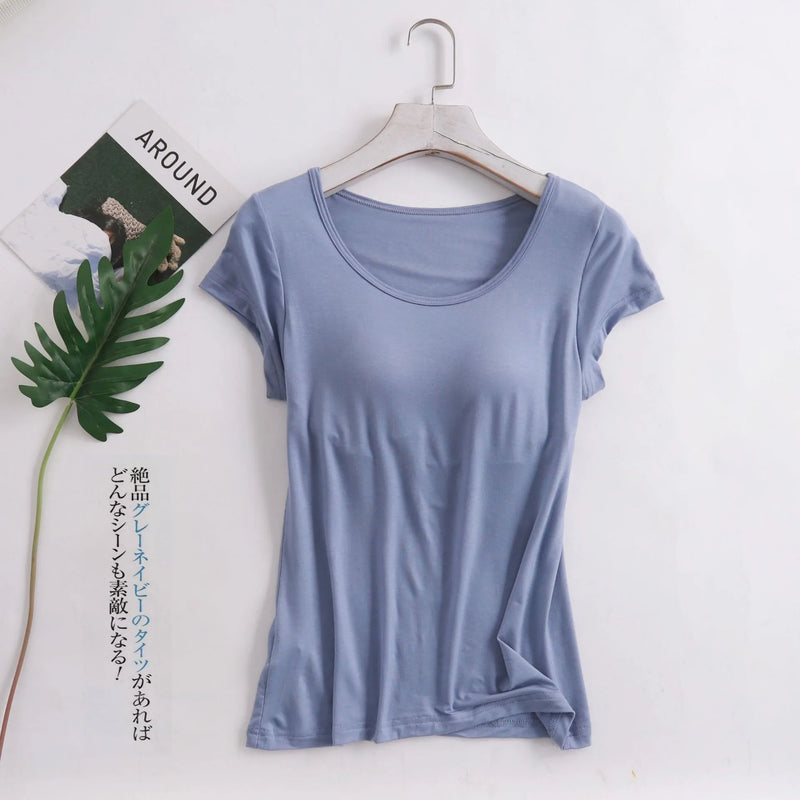 بيجامات صيفية نسائية كاجوال من قطعة واحدة مقاس M-4XL بأكمام قصيرة وقميص نوم ووسادة صدر وقميص نوم للاسترخاء وارتداء خارجي