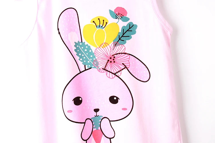 طقم بيجامات برسومات حيوانات قوس قزح، ملابس نوم للأطفال، ملابس منزلية، بيجامات للبنات، ملابس أطفال صغار، بيجامات برسومات ديناصورات