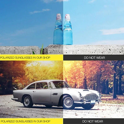 نظارات شمسية مستقطبة من Okuma UV400 للرجال والنساء للصيد في الهواء الطلق وصيد الأسماك وقيادة الدراجات، وصندوق نظارات شمسية اختياري