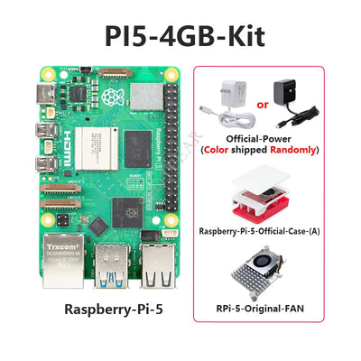 Raspberry Pi 5 خيار 2GB/4GB / 8GB / 16GB RAM