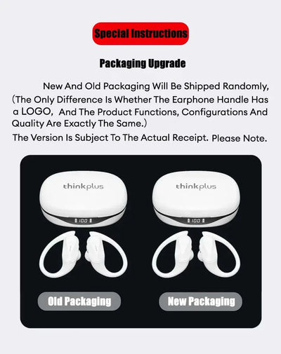 سماعات لينوفو LP75 TWS بلوتوث V5.3 الأصلية اللاسلكية بشاشة LED رقمية سماعات أذن مضادة للضوضاء جديدة