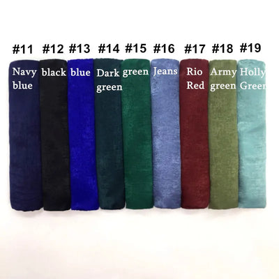 Women's Silk-like Satin Scarf Solid Color Thick Closed Toe Shawl Scarf Factory Direct Supply