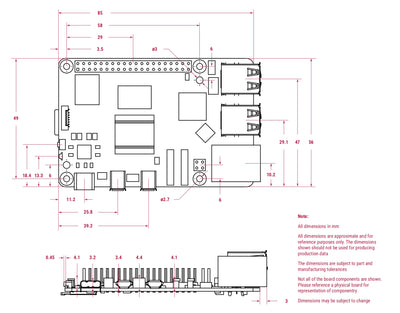 لوحة Raspberry Pi 5 Cortex-A76 Linux 4GB 8GB Arm Board Python Programlama PCIe Gigabit Ethernet USB3.0