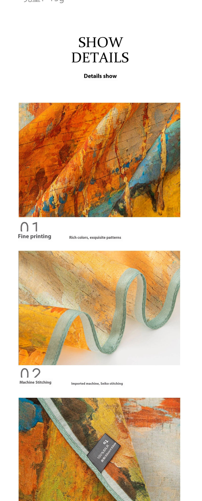 وشاح حريري مربع فاخر مطبوع باللون الأصفر بتصميم ريترو جديد لعام 2025 مصنوع من حرير التوت بنسبة 100% من فور سيزونز