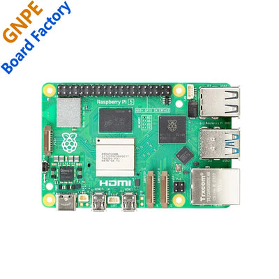 مجموعة Raspberry Pi 5 الكاملة أو لوحة PI5 4GB 8GB PCIE-NVME-SSD + شاشة LCD + علبة + طاقة + DIY + كابل UART + RTC-BOX + SD
