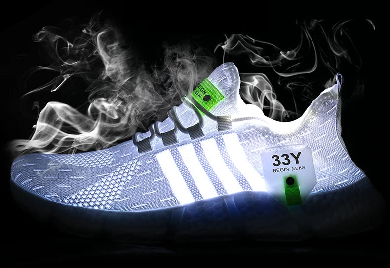 حذاء رجالي شبكي قابل للتنفس، حذاء مسطح عصري خفيف الوزن للمشي، مقاس كبير، حذاء تنس رجالي، حذاء جري ولياقة بدنية خارجي 2024